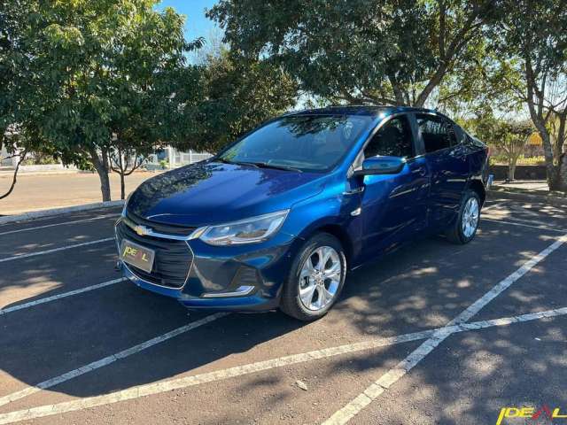 Chevrolet Onix Premier Plus 1.0 Turbo - Azul - 2019/2020