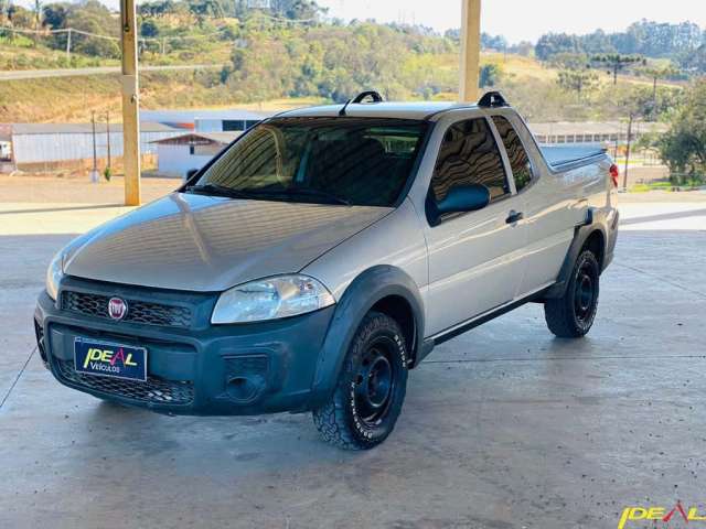 Fiat Strada Working Hard 1.4 Fire Flex  - Prata - 2018/2019