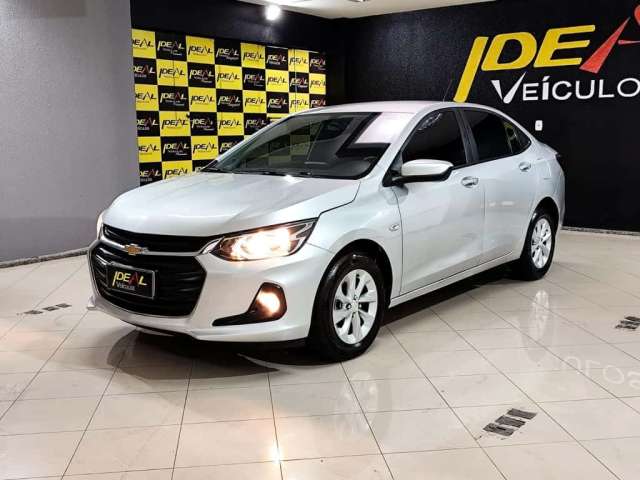 Chevrolet Onix LTZ 1.0 TB - Prata - 2020/2021