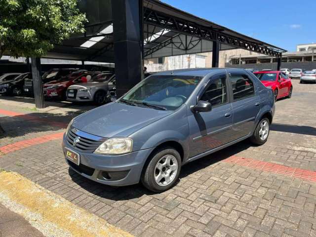 Renault Logan 1.0  - Cinza - 2012/2013