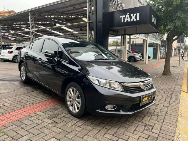 Honda Civic LXR - Preta - 2013/2014