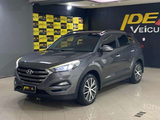 Hyundai Tucson GLS 1.6 Turbo  - Cinza - 2016/2017