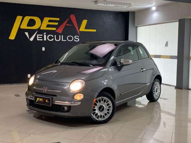 Fiat 500 Lounge Air 1.4 - Cinza - 2011/2012