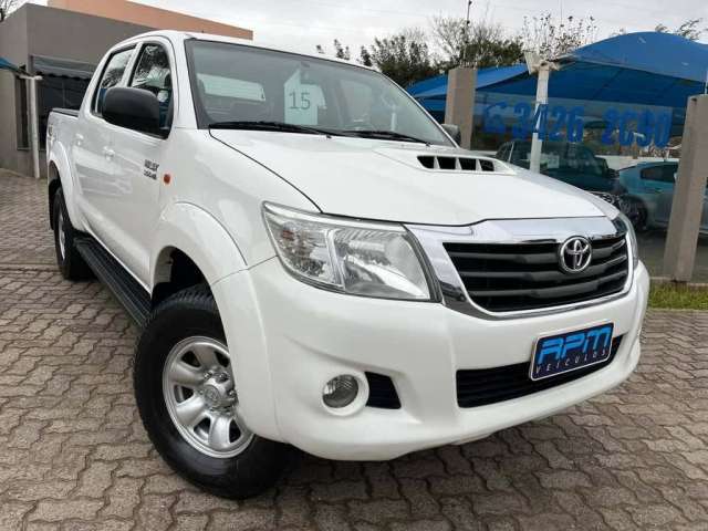 Toyota Hilux CD D4-D 4x4 3.0 TDI Dies. Mec. - Branca - 2014/2015