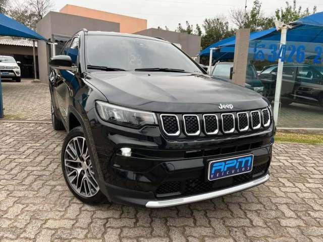 Jeep Compass LIMITED T270 1.3 TB 4x2 Flex Aut  - Preta - 2023/2023