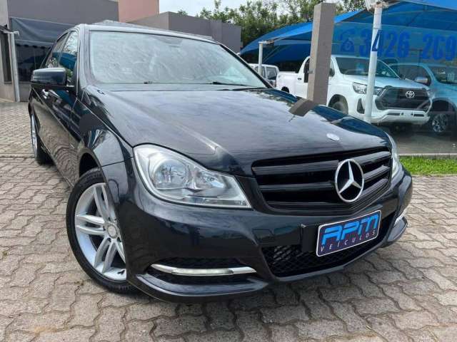 Mercedes-Benz C-180 CGI Classic 1.8 16V 156cv Aut.  - Preta - 2012/2012