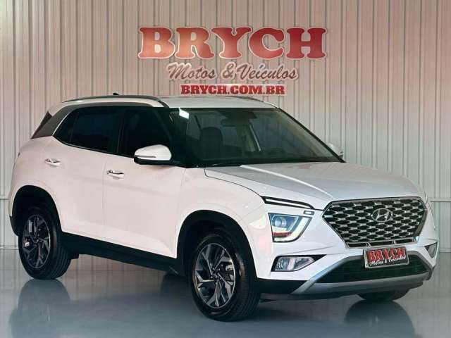 Hyundai Creta Platinum 1.0 TB 12V Flex Aut.  - Branca - 2022/2022