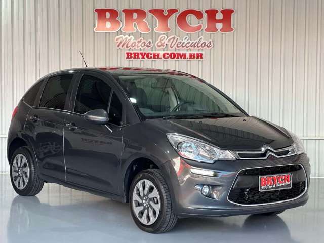 Citroën C3 Attraction Pure Tech 1.2 Flex 12V Mec  - Cinza - 2020/2021