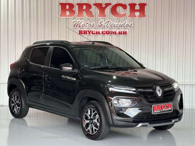 Renault Kwid OUTSIDER 1.0 Flex 12V 5p Mec.  - Preta - 2023/2024