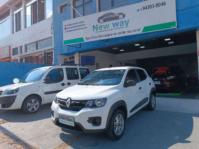 Kwid Zen 1.0 Manual 2019 Branco Impecável!