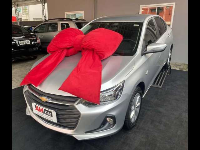 Chevrolet Onix PLUS 1.0 TURBO AT LTZ - Prata - 2019/2020