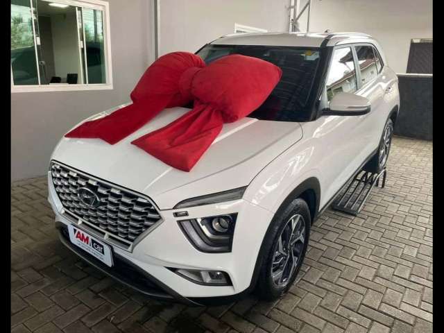 Hyundai Creta LIMITED 1.0 T AT - Branca - 2022/2023