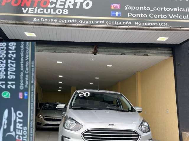 FORD/ kA SEDAN SE FLEX 1.5 ANO 2020 COMPLETA  CARRO IMPECAVEL  MANUAL  CHAVE RESERVA