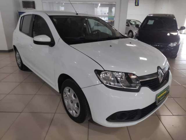 Renault Sandero Expression Flex 1.0 12V 5p  - Branca - 2016/2017