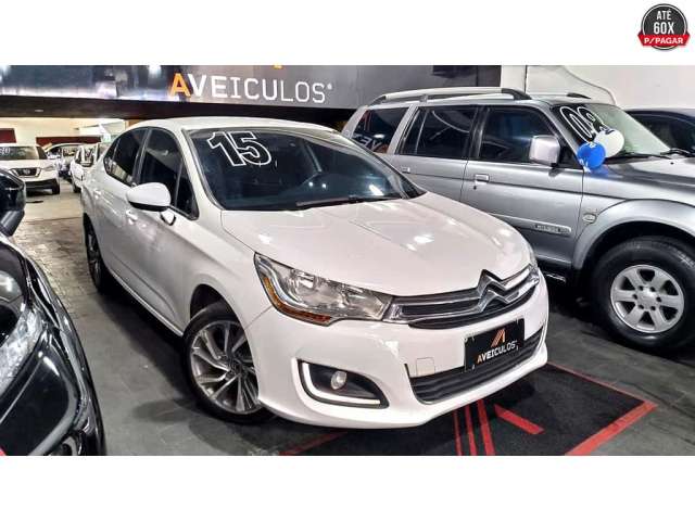 Citroen C4 lounge 2015 1.6 tendance 16v turbo gasolina 4p automático