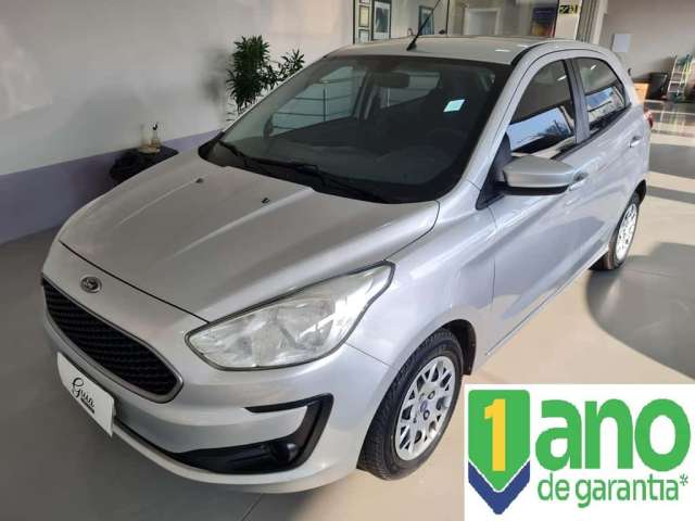 Ford KA 1.0 SE/SE Plus TiVCT Flex 5p  - Prata - 2019/2020