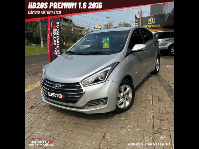 HYUNDAI HB20S Premium 1.6 Flex 16V Aut. 4p