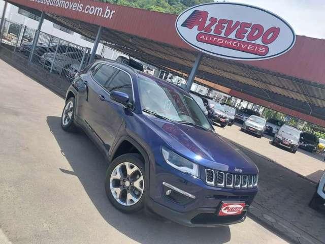 Jeep Compass LONGITUDE 2.0 4x2 Flex 16V Aut.  - Azul - 2019/2019