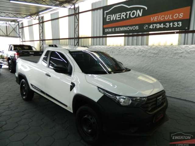 Fiat Strada Endurance 1.4 Flex 8V CS Plus - Branca - 2021/2022