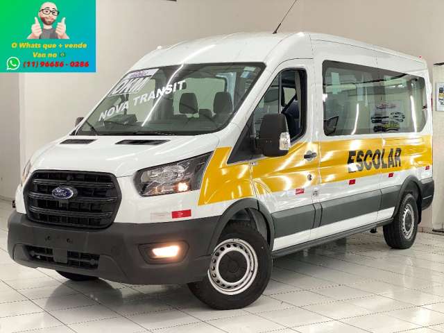 Ford - Nova Transit Escolar 24 lugares ( Onibus ) Pronta pra Trabalhar!!! Zero KM!!!