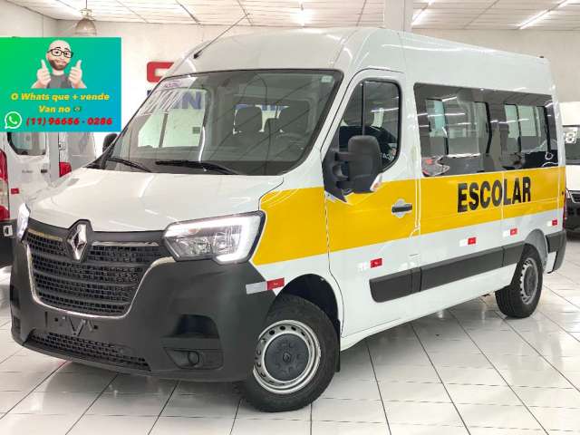 Renault - Master L2H2 Longa Escolar 20lugares Pronta pra trabalhar Zero KM!!!