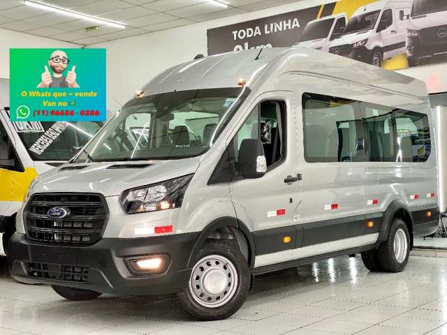 Nova Transit 460E L4H3 18 lugares Executiva Ano 2025 Zero KM!!!