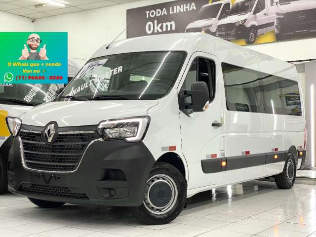 Renault - Master L3H2 Longa Executiva Prime 16 lugares Zero KM Ano 2024 / 2025