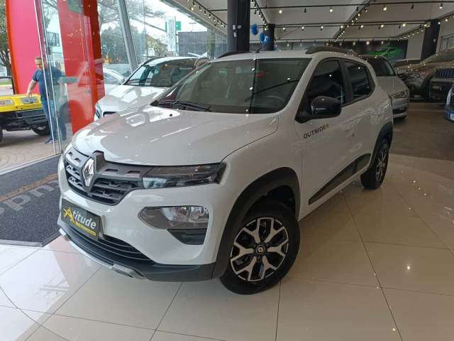 Renault Kwid KWID OUTSIDER 1.0 COMPLETO  - Branca - 2022/2023