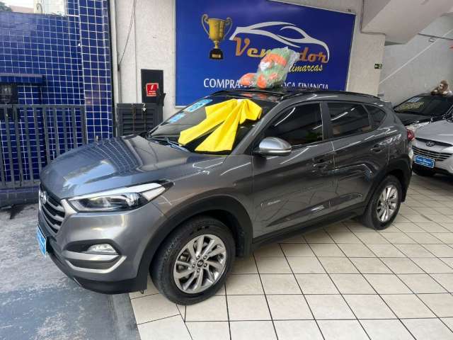 HYUNDAI NEW TUCSON GLS 2018 TOP BOTÃO START STOP TETO SOLAR PANORÂMICO ACEITA CARRO NA TROCA 