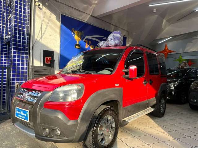 FIAT DOBLO ADVENTURE LOCKER XINGU 2013 / 2013  VERMELHA  COMPLETA  06 LUGARES    KM BAIXO   WHATSAPP