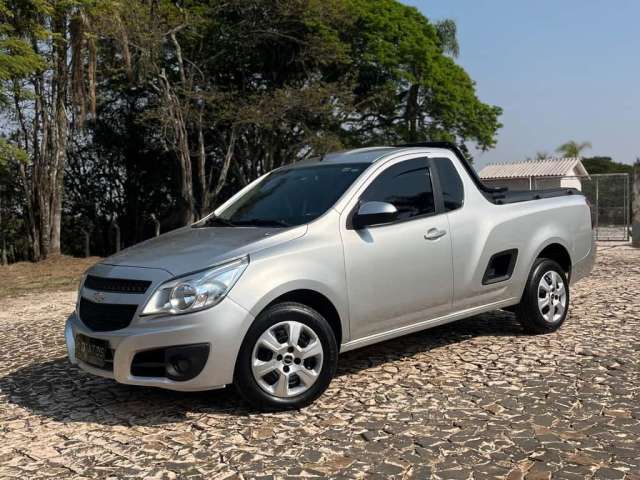 Chevrolet Montana LS 1.4 ECONOFLEX 8V 2p  - Prata - 2015/2015