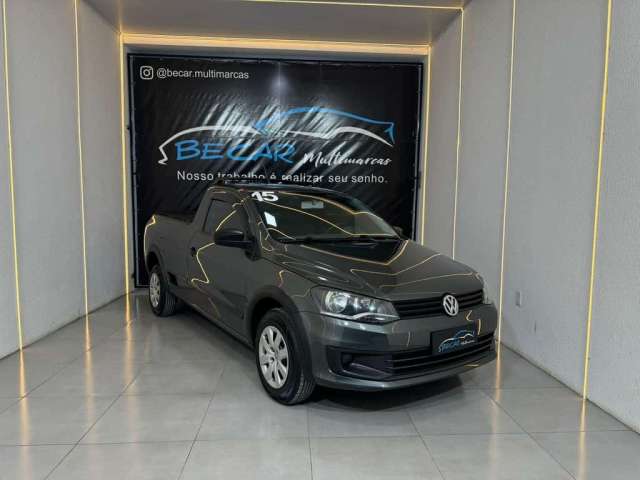 Volkswagen Saveiro Trendline 1.6 T.Flex 8V  - Cinza - 2014/2015