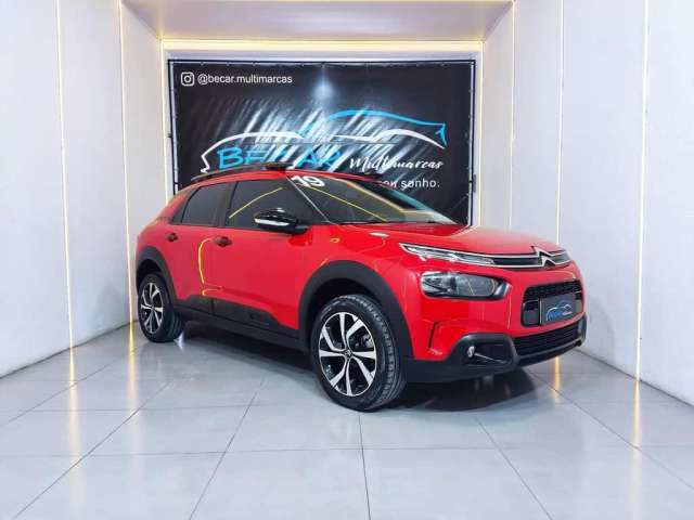 Citroën C4 CACTUS SHINE 1.6 Turbo Flex Aut.  - Vermelha - 2018/2019