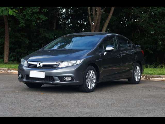 Honda Civic LXR AUT. 2.0 16V I-VTEC FLEX - Cinza - 2013/2014