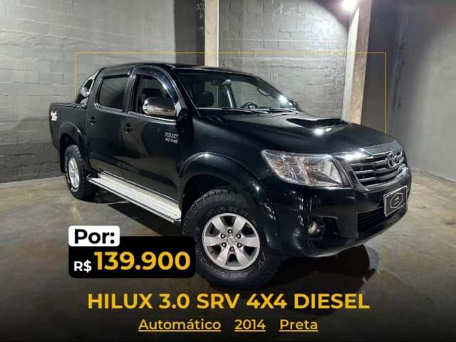 Toyota HILUX 3.0 SRV 4X4 CD 16V TURBO INTERCOOLER DIESEL 4P AUTOMÁTICO