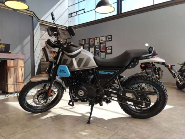 Royal Enfield Scram 411 Graphite Blue