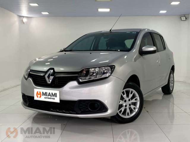 Renault Sandero Expression 1.0 - Prata - 2015/2016