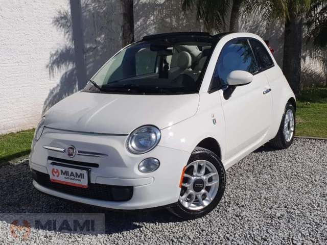 Fiat 500 Cabriolet 1.4 - Branca - 2014/2014