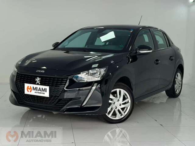 Peugeot 208 Active 1.6 - Preta - 2023/2023