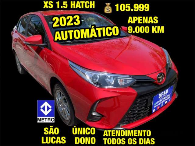Toyota Yaris Hatch Xs Automatuco Vermelho 2023 Baixa Km 