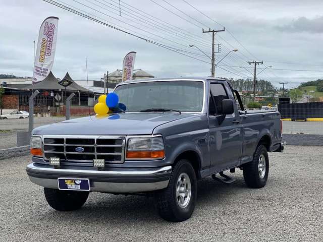 Ford F-1000 4.3 XLT 4X2 CS TURBO 2P - Cinza - 1997/1998