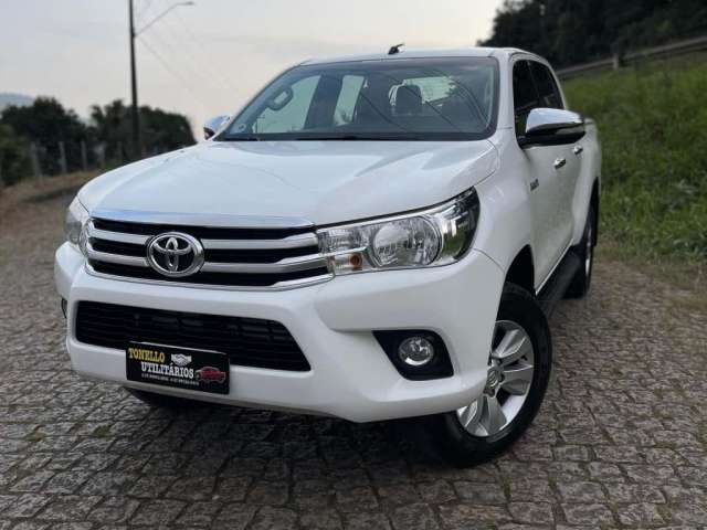 Toyota Hilux CD SRV 4x4 2.8 TDI Diesel Aut. - Branca - 2016/2016