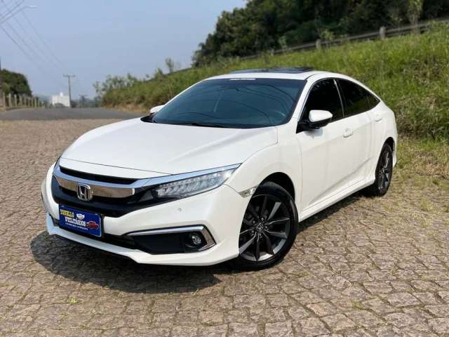 Honda Civic Sedan TOURING 1.5 Turbo 16V Aut.4p - Branca - 2019/2020