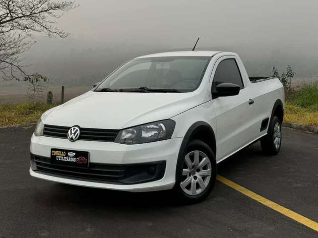 Volkswagen Saveiro Startline 1.6 T.Flex 8V  - Branca - 2015/2016