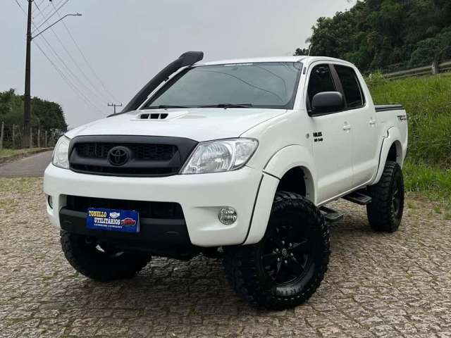 Toyota Hilux CD SRV D4-D 4x4 3.0 TDI Diesel Aut - Branca - 2008/2008