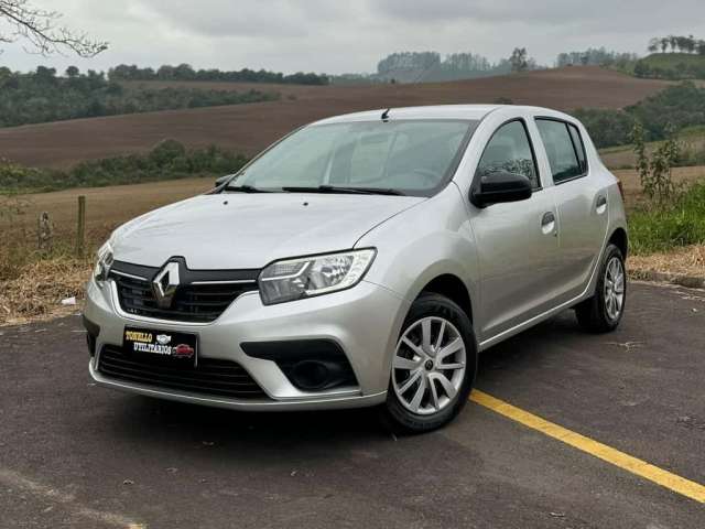 Renault Sandero Life Flex 1.0 12V 5p Mec.  - Prata - 2019/2020