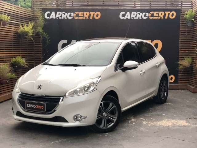 Peugeot 208 Griffe 1.6  Mec. 2014 Flex  Teto Panoramico