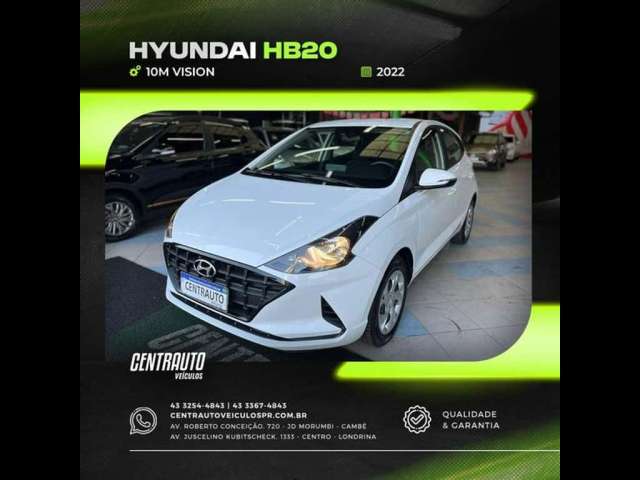 HYUNDAI HB20 10M VISION 2022