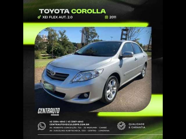 TOYOTA COROLLA 2.0 XEI 16V FLEX 4P AUTOMATICO 2011