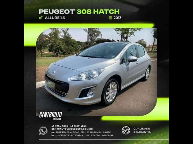 PEUGEOT 308 HATCH ALLURE 1.6 16V 4P 2013